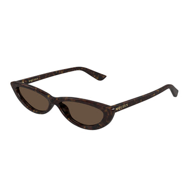 Alexander McQueen Occhiali da Sole AM0535S 002 Marrone Marrone Donna 2