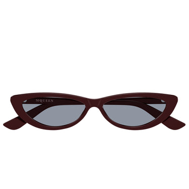 Alexander McQueen Occhiali da Sole AM0535S 004 Rosso Azzurro Donna