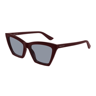 Alexander McQueen Occhiali da Sole AM0536S 004 Rosso Azzurro Donna 2