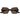 Alexander McQueen Occhiali da Sole AM0537S 002 Marrone Marrone Donna