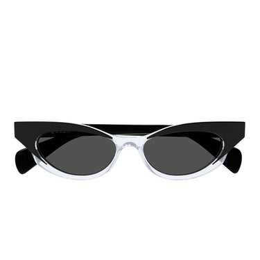 Alexander McQueen Occhiali da Sole AM0544S 004 Nero/Grigio Donna