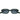 Alexander McQueen Occhiali da Sole AM0558S 004 Verde Blu Uomo