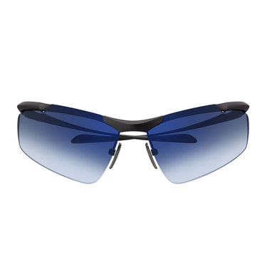 Balenciaga Occhiali da Sole BB0462S 003 Rutenio Blu Unisex