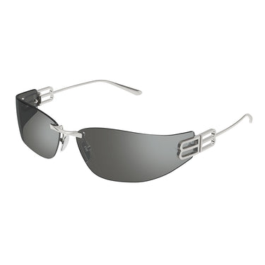 Balenciaga Occhiali da Sole BB0484S 003 Rutenio Argento Donna 2