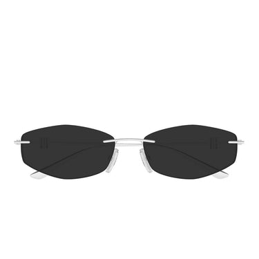 Balenciaga Occhiali da Sole BB0535S 001 Argento/Grigio Donna