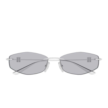 Balenciaga Occhiali da Sole BB0535S 004 Argento/Grigio Donna