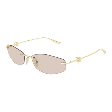 Balenciaga Occhiali da Sole BB0535S 005 Oro/Marrone Donna 2
