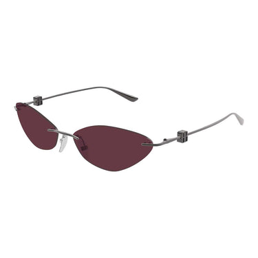 Balenciaga Occhiali da Sole BB0536S 004 Rutenio/Rosso Donna 2
