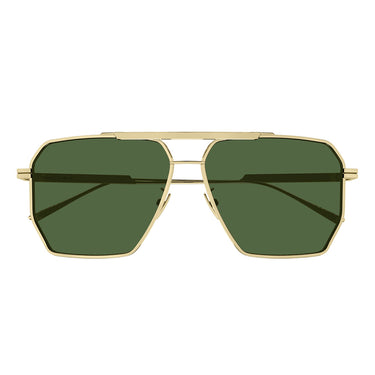 Bottega Veneta Sonnenbrille BV1012S 004 Gold/Grün Herren