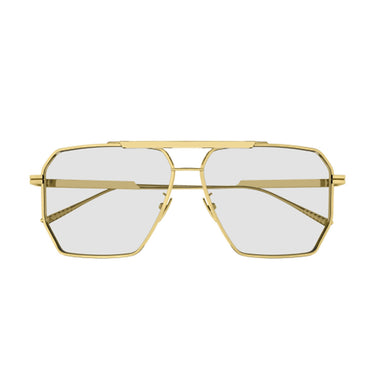 Bottega Veneta Occhiali da Sole BV1012S 009 Oro Trasparente Uomo 3