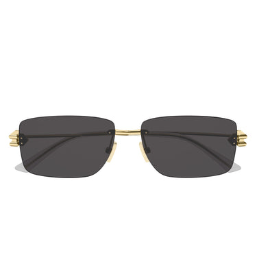Bottega Veneta Sunglasses BV1126S 002 Gold/Grey Men