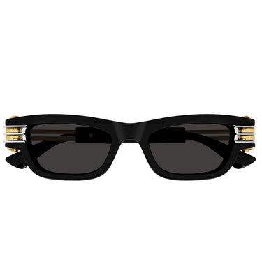 Bottega Veneta Sunglasses BV1308S 001 Black/Grey Unisex