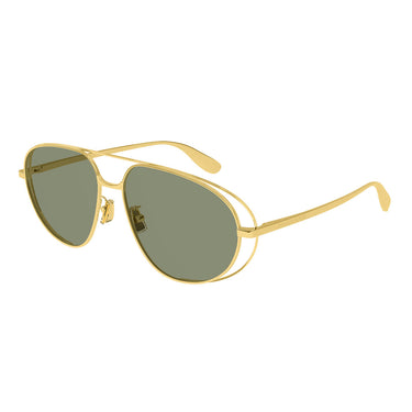 Bottega Veneta Sonnenbrille BV1344S 001 Gold-Grün Unisex 1