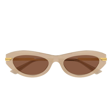 Bottega Veneta Sunglasses BV1368S 005 Gold/Brown Women