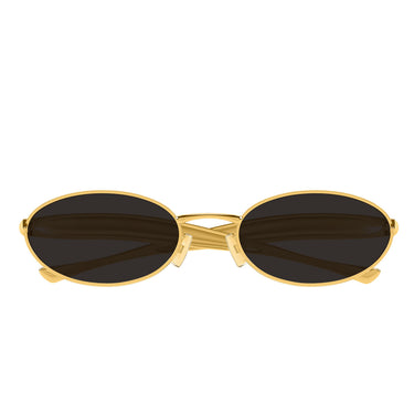 Bottega Veneta Sunglasses BV1386S 001 Gold/Grey Unisex
