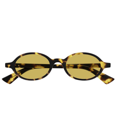 Bottega Veneta Lunettes de Soleil BV1388S 002 Havana/Jaune Unisexe