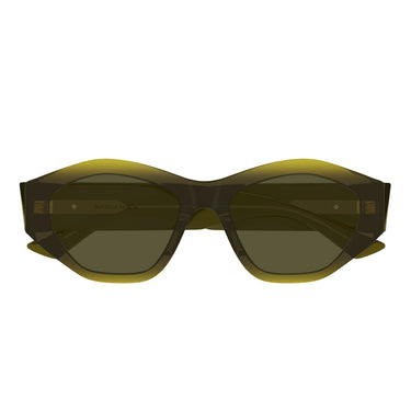 Bottega Veneta Okulary Przeciwsłoneczne BV1408S 003 Zielony Zielony Damskie