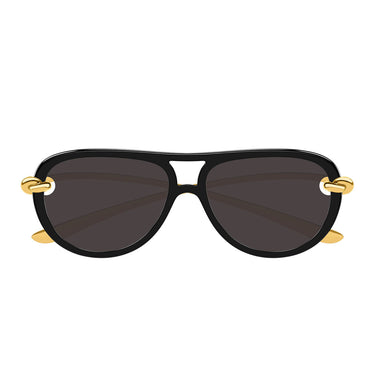 Bottega Veneta Sunglasses BV1418S 005 Black Gold Women