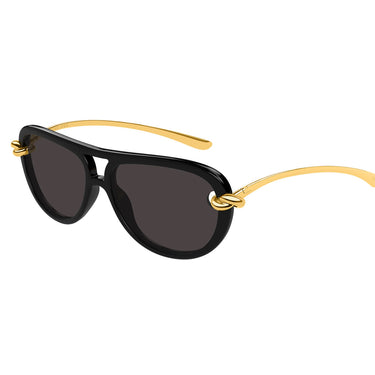 Bottega Veneta Occhiali da Sole BV1418S 005 Oro Nero Donna 2