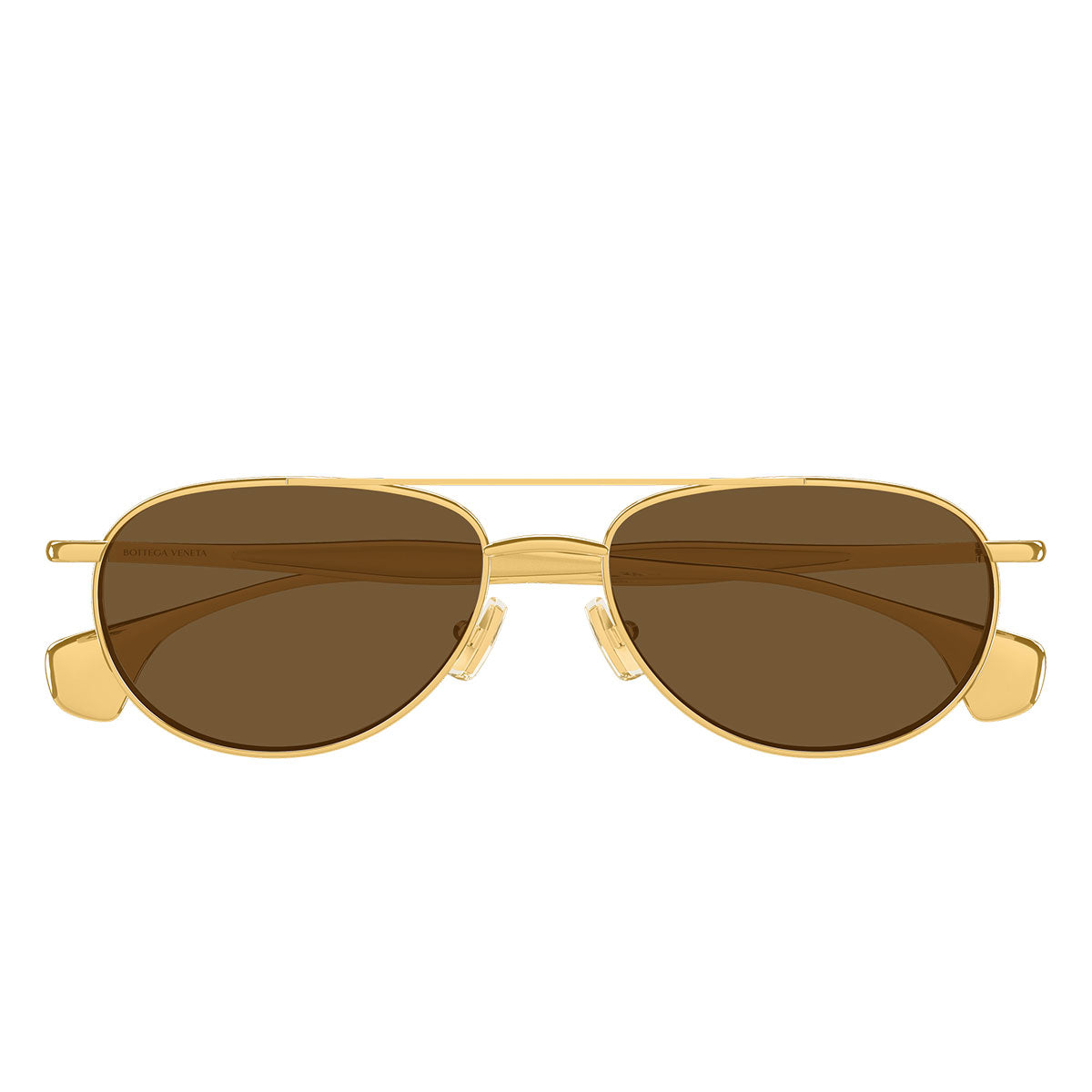 Bottega Veneta Occhiali da Sole BV1419S 001 Oro/Marrone Unisex