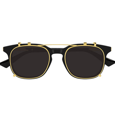 Bottega Veneta Sonnenbrille BV1429S 001 Schwarz Transparent Mit Clip Herren