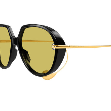 Bottega Veneta Sunglasses BV1436S 001 Yellow Gold Unisex 3