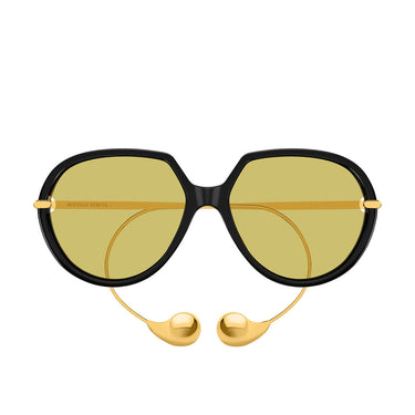 Bottega Veneta Sonnenbrille BV1436S 001 Gelbgold Unisex