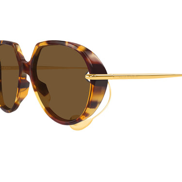 Bottega Veneta Sunglasses BV1436S 002 Brown Brown Unisex 3