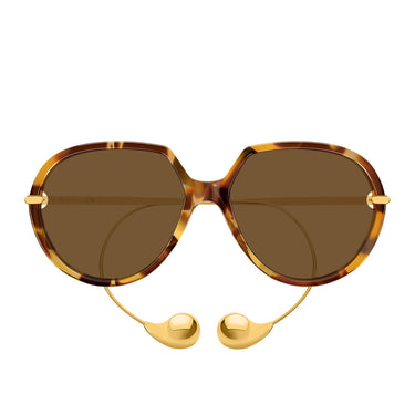 Bottega Veneta Sunglasses BV1436S 002 Brown Brown Unisex