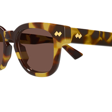 Bottega Veneta Occhiali da Sole BV1441S 002 Marrone Marrone Unisex 3