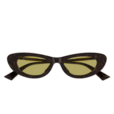 Bottega Veneta Occhiali da Sole BV1447S 002 Marrone Giallo Donna