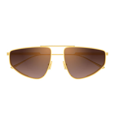 Bottega Veneta Occhiali da Sole BV1466S 004 Oro Marrone Donna