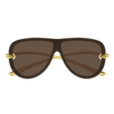 Bottega Veneta Occhiali da Sole BV1513S 003 Marrone Oro/Marrone Unisex
