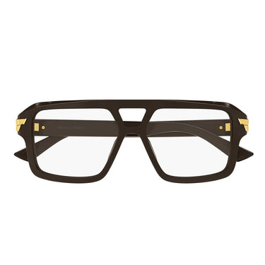 Bottega Veneta Occhiali da Vista BV1491O 004 Marrone/Trasparente Unisex
