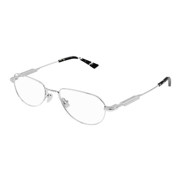Bottega Veneta Occhiali da Vista BV1510O 003 Argento/Trasparente Unisex 2