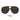 Bottega Veneta Occhiali da Sole BV1273S 005 Drop Aviator Havana/Grigio Scuro Unisex