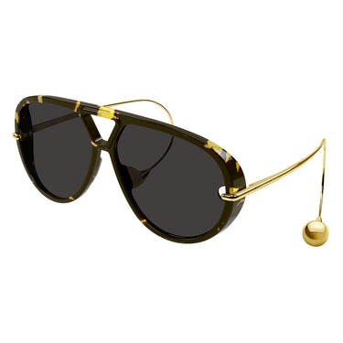 Bottega Veneta Occhiali da Sole BV1273S 005 Drop Aviator Havana/Grigio Scuro Unisex 2