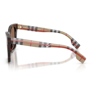 Burberry Occhiali da Sole BE4335 390373 Marrone Marrone Sfumato Donna 3