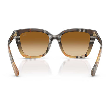 Burberry Occhiali da Sole BE4487 420213 Check Gradient Sabbia/Marrone Sfumato Donna 3