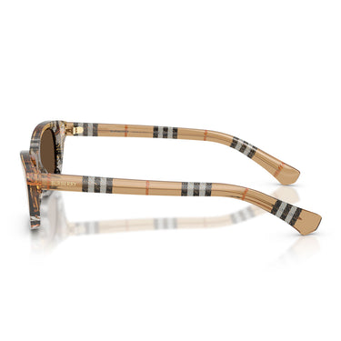 Burberry Occhiali da Sole BE4488 416373 Sabbia Scacchi Marrone Scuro Donna 3
