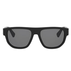 Bvlgari Aluminium Nero Opaco Rettangolare Occhiali da Sole