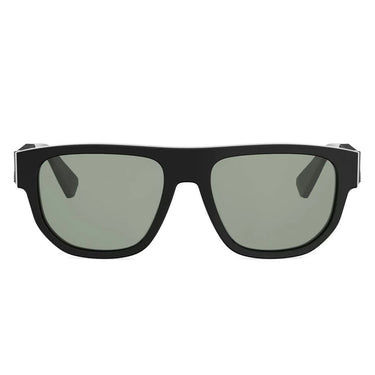 Bvlgari Aluminium Nero Rettangolare Occhiali da Sole