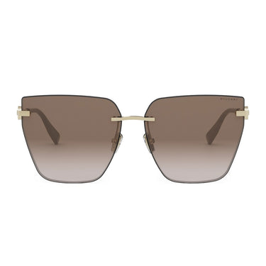 Bvlgari Sunglasses BV40012U 33F Gold/Brown Gradient Women
