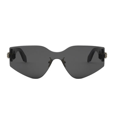 Bvlgari Sunglasses BV40034U 01A Serpenti Black/Grey Women