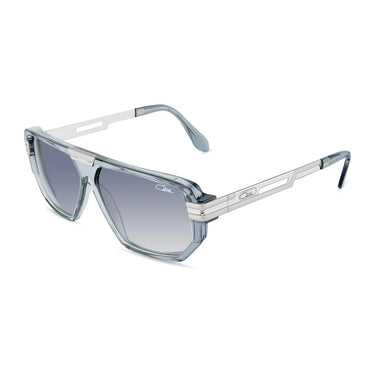 Cazal Occhiali da Sole Cazal 8045 003 Argento Grigio Grigio Sfumato Unisex 1
