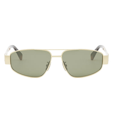 Celine Sunglasses CL40281U 30N Gold/Green Unisex