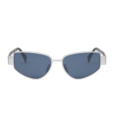 Celine Occhiali da Sole CL40293U 16V Triomphe Argento/Blu Unisex