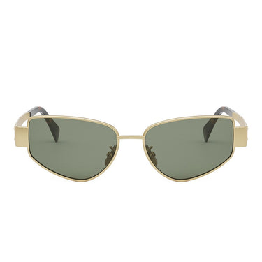 Celine Occhiali da Sole CL40293U 30N Triomphe Oro/Verde Unisex