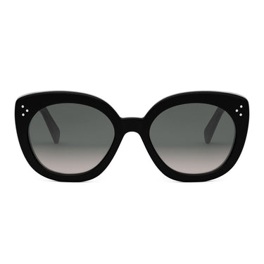 Celine Occhiali da Sole CL40295I 01F Nero/Marrone Sfumato Donna