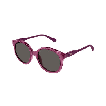 Chloé Occhiali da Sole CC0019S 003 Rosa Grigio Bambini 2